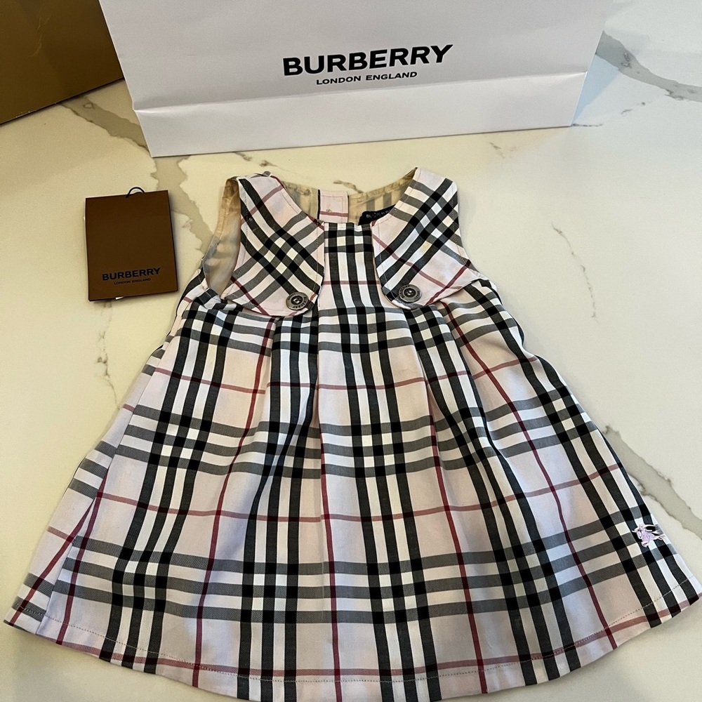 Burberry Plaid Dress 12-18M
